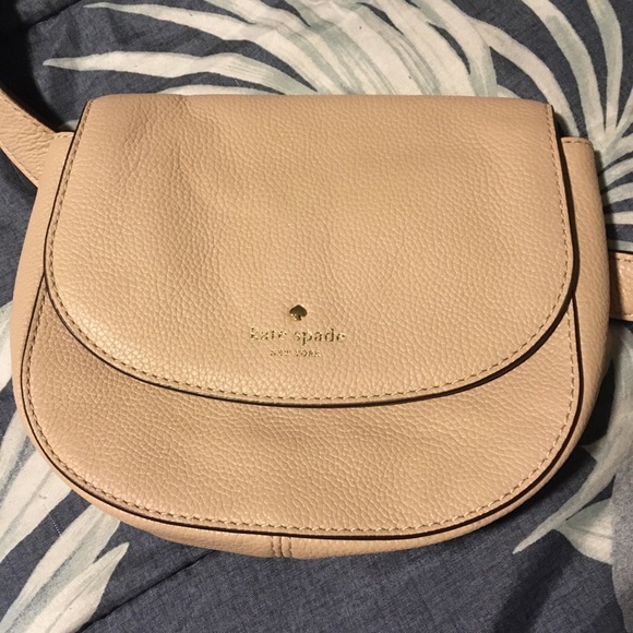 SOLD Kate Spade Belt Bag Nude - Picture 1 of 7